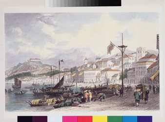 Praia Grande, Macao, noin 1850